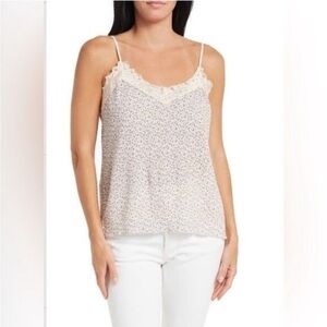 Floral Lace Trim Cami